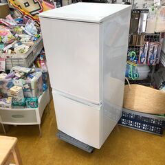 2016年製 シャープ SJ-D14B-W 冷蔵庫 137L 2ドア