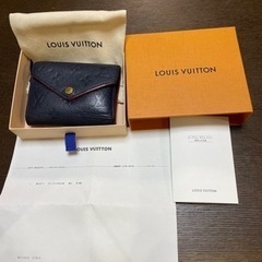 ルイヴィトン　三つ折り財布　ポルトフォイユヴィクトリーヌの画像