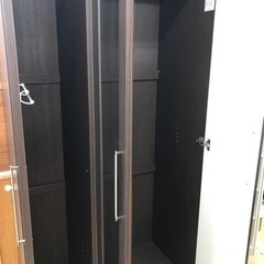 ニトリ◆100ｃｍ幅◆ミラー付3面クローゼット◆ダークブラウン【こちらは店舗です。浜村鹿野温泉ICから3分 買取本舗 宮本リサイクル 営業時間9～19時 定休日水曜】の画像