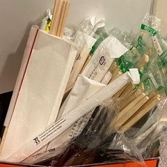 使い捨て割り箸の画像
