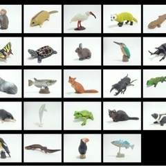 海洋堂、チョコエッグ、日本の動物コレクション第一弾フィギュアの画像