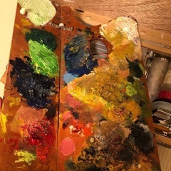油絵具セットの画像