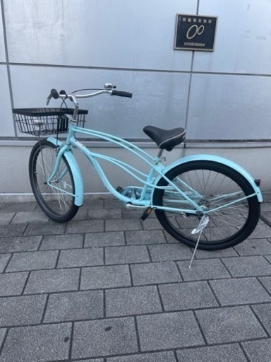 おしゃれ自転車　ビーチクルーザー