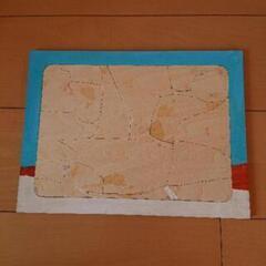 中古 手作り木製パズルの画像