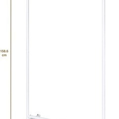 【アキニィ様予約中】軽量型 ハンガーラック 頑丈 コンパクト(白, シングルハンガー)の画像