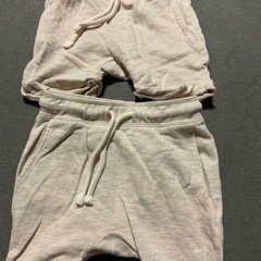 エイチアンドエム　ハーフパンツ　ショートパンツ　2枚　サイズ86センチ の画像