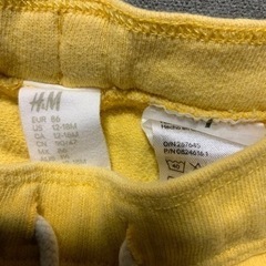 エイチアンドエム　ハーフパンツ　ショートパンツ　キッズ　86センチの画像