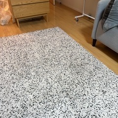 IKEA ラグ パイル長, ホワイトの画像