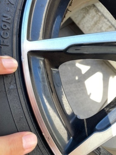 タイヤ: DURAN:195/65R15 2021年製8部山　ホイール　シュナイダー:15×5.5J+50 PCD:100-5H