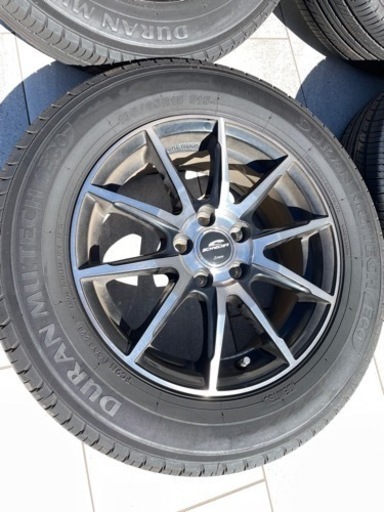 タイヤ: DURAN:195/65R15 2021年製8部山　ホイール　シュナイダー:15×5.5J+50 PCD:100-5H