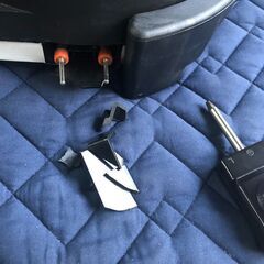 ☆彡200ｖホットプレート!!!新品未使用品!!!少し訳あり!!!２品同時に調理できます!!!セパレートグリラー!!!焼肉・鍋!!の画像