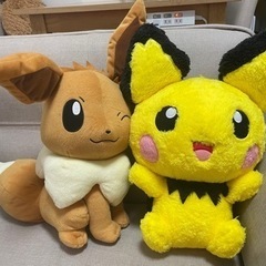 イーブイ　ピチュー　ぬいぐるみ