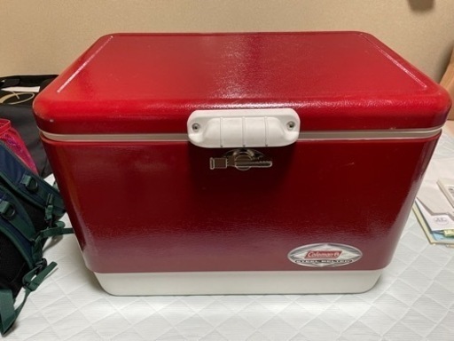 コールマン　スチールクーラー　中古