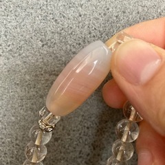瑪瑙　ルチルブレスレットの画像