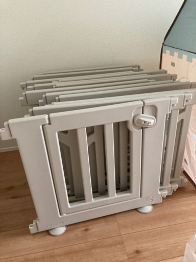 バーチ　ベビーサークル　ベージュ　12枚セット