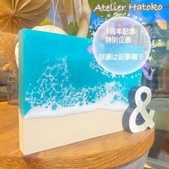 アルコールインクアート　ワークショップの画像