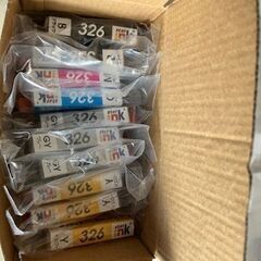 Canon BCI-326 互換インクカートリッジ（B,Y,G,M,C)の画像