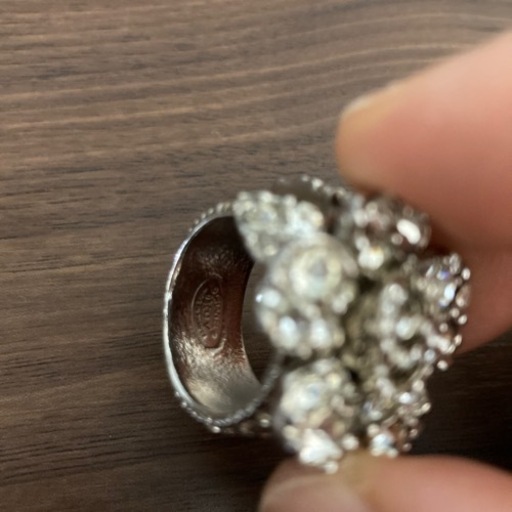 CHANEL 07V COCO NARC CAMELLIA DESIGN STONE RING MADE IN FRANCE/シャネル