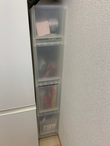 無印良品　4段ストッカー　キャスター付き