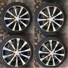 ヴェネルディLEVOLTE　245/40-19  タイヤホイールのセットの画像