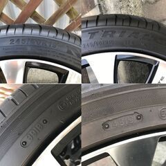 ヴェネルディLEVOLTE　245/40-19  タイヤホイールのセットの画像