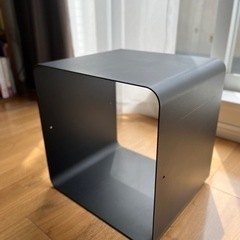 <9/25まで>キューブ型スチールシェルフ黒 3つで1500円の画像