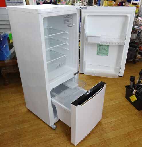 西岡店 2ドア 冷蔵庫 150L 2020年製 ハイセンス HR-D15C ホワイト Hisense 100Lクラス 150Lクラス 