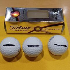 [最終値下げ]　訳有り　ゴルフボール未使用3個セットの画像