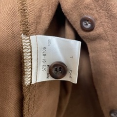シャツ茶　アウターにもの画像