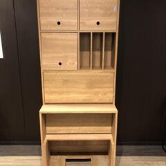 【展示品・未使用品】収納付デスク ライティングデスク パソコンデ...