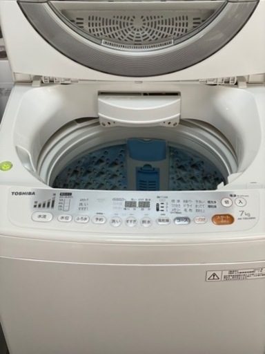 送料・設置込み　洗濯機　7kg TOSHIBA 2012年