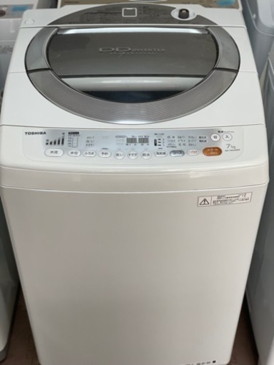 送料・設置込み　洗濯機　7kg TOSHIBA 2012年