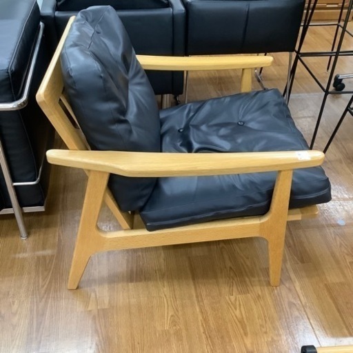 マルニ木工 オークフレーム ハイバックチェア【トレファク 川越店】