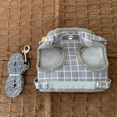 犬、猫ハーネス(リード付き)