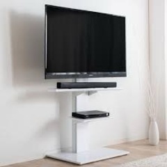 テレビスタンドにテレビを設置致します。