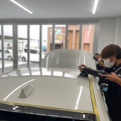 タオル洗濯と洗車補助業務の画像