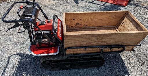 鹿児島発 ヤンマーガソリンエンジンクローラー運搬車MCG90 手動ダンプ