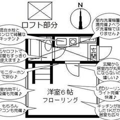 初期費用0円♪平間駅徒歩2分！ﾘﾉﾍﾞ済1K、写真多数、ｷｯﾁﾝ/壁床交換済、TVﾓﾆﾀｰﾎﾝ/ｴｱｺﾝ1台設置済♪ − 神奈川県