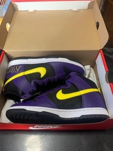 NIKE  DUNK ＨＩ　コートパープル　レイカーズ