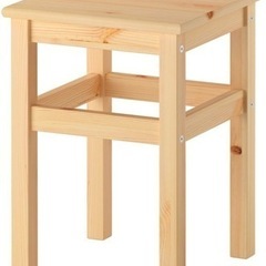 IKEA ODDVAR/スツール/パイン材