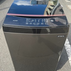 16500(税込) アイリスオーヤマ 全自動洗濯機 IAW−T803BL 2019年製 8.0