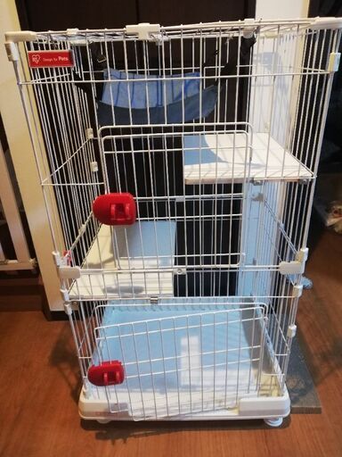 受付停止キャットゲージを含めた猫用品