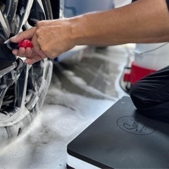 洗車補助とタオル洗濯業務の画像