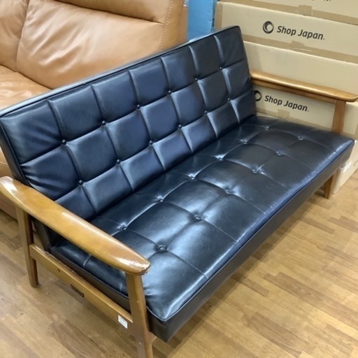 カリモク60 2人掛けソファー ブラック Kチェア