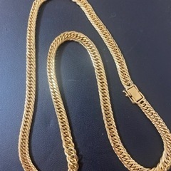 喜平ネックレス　18金　18k k18 Mカットトリプル　16面...