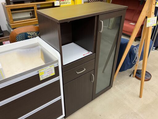 ニトリ キッチンボード アルミナ2 140KB DBR ハイグロス ダーク