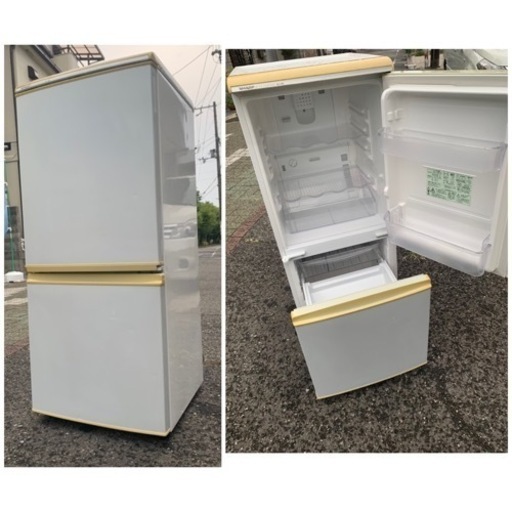 当日配送‼️配送無料　清掃済み 　SHARP 冷蔵庫　2ドア　つけかえどっちもドア 洗濯機　も出品　　大阪　兵庫　京都　奈良