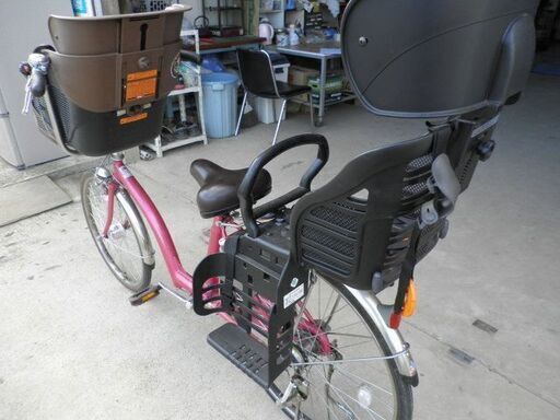 Petit Maman子供乗せ自転車 ママチャリ 26インチ 3段ギア オートライト 鍵 標準搭載
