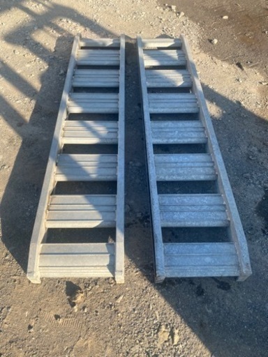 （ヤ）日軽アルミブリッジ 12-C6-30W 1.2トン2本セット16kg