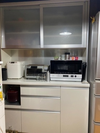 決まりました　食器棚　美品　大型